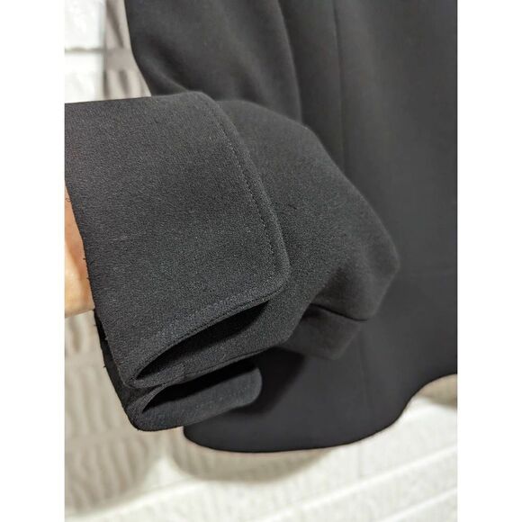 Ellen Tracy Women's Black Classic 2 Button Notch Lapel 2 Pc Set Pant Suit 12/14 - Picture 7 of 7